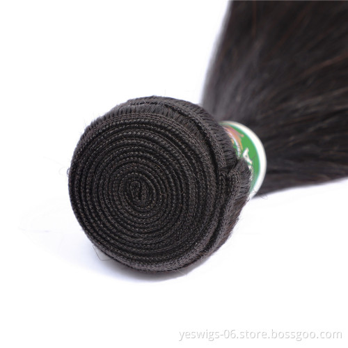 Single Donor European Hair Bundles Natural Color Double Drawn Virgin Cuticle Aligned Hair Extensions 100% Human Hair